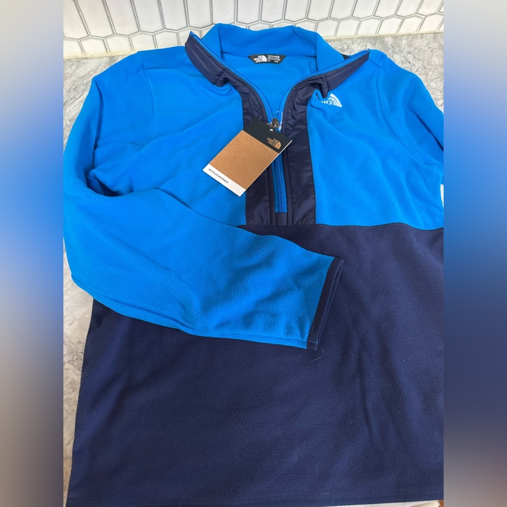 The North Face Bright Blue and Navy Jacket